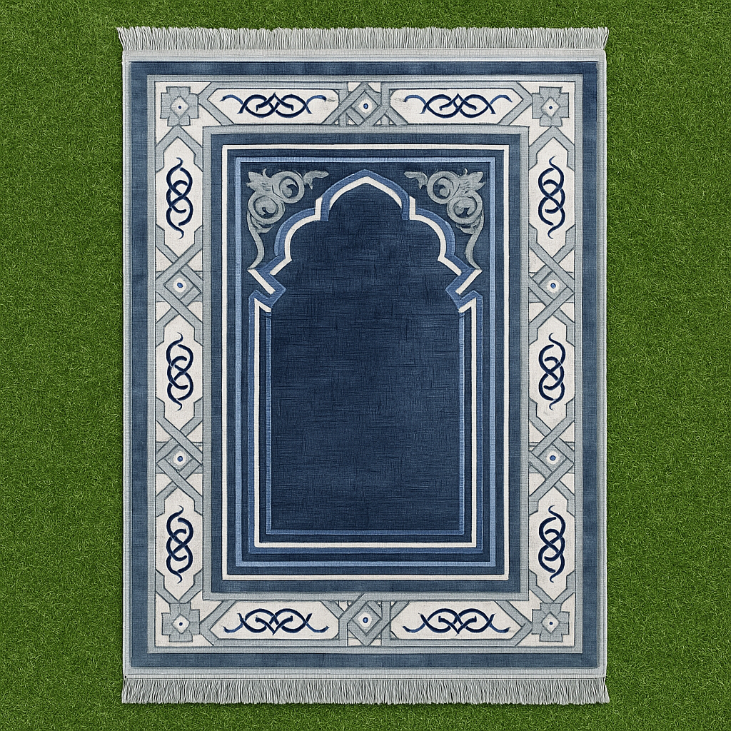Sapphire Grace Premium Velvet Prayer Mat