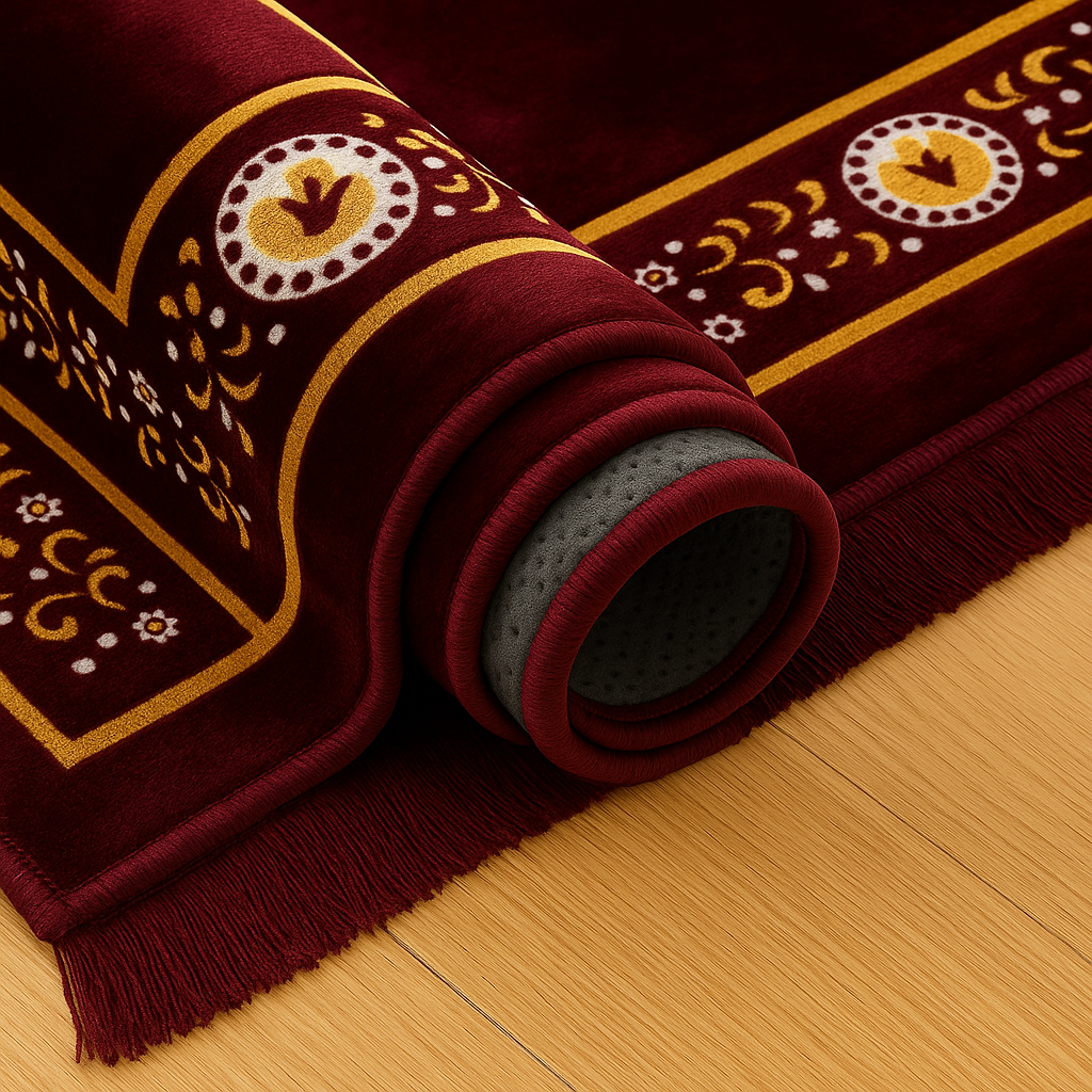 Royal Maroon Premium Velvet Mat