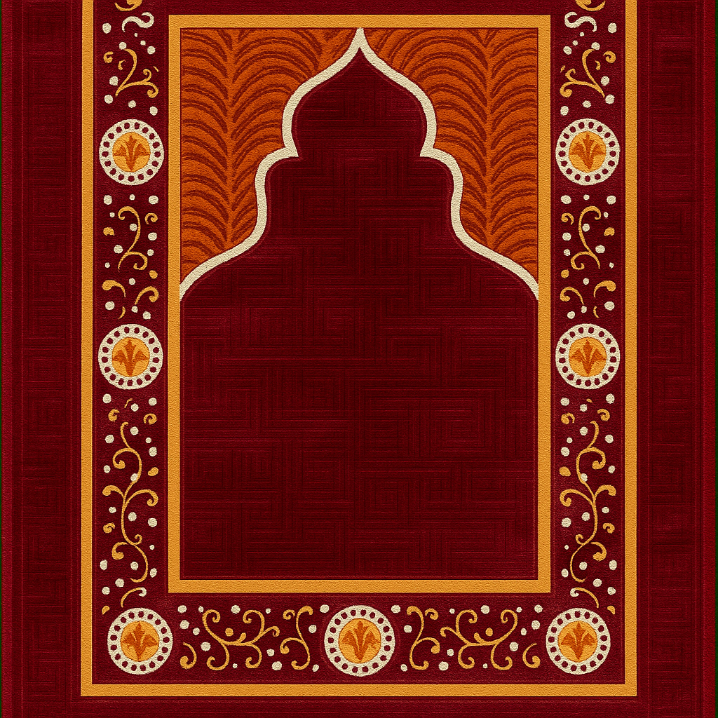 Royal Maroon Premium Velvet Mat