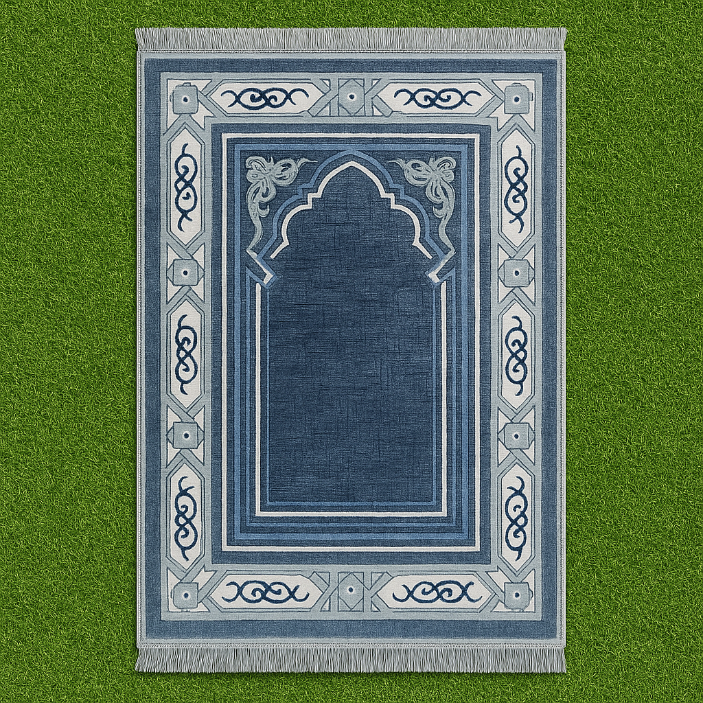 Sapphire Grace Premium Velvet Prayer Mat