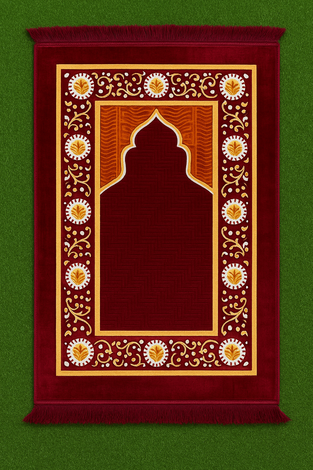Royal Maroon Premium Velvet Mat