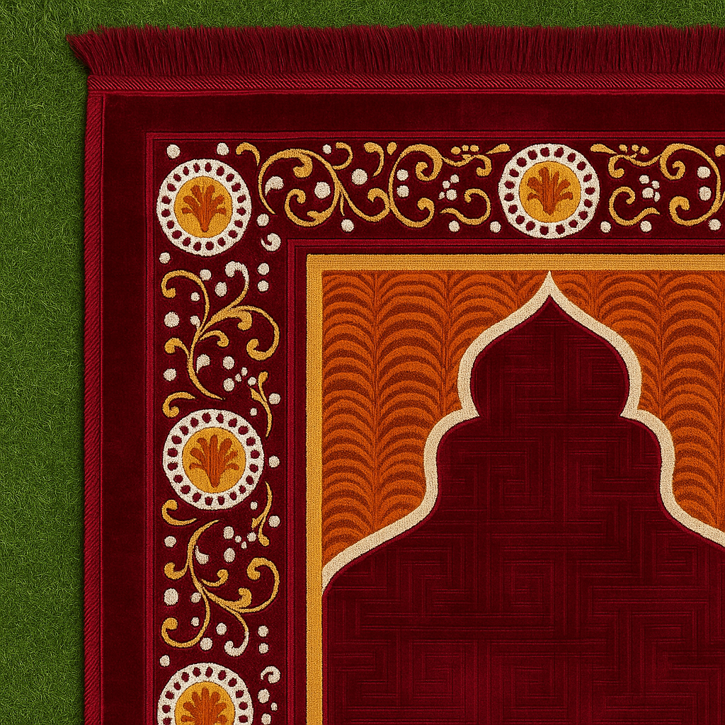 Royal Maroon Premium Velvet Mat