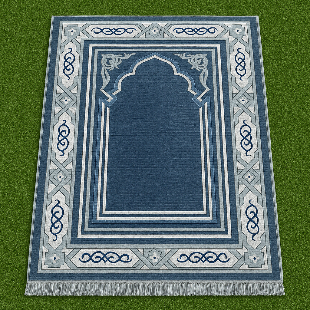 Sapphire Grace Premium Velvet Prayer Mat