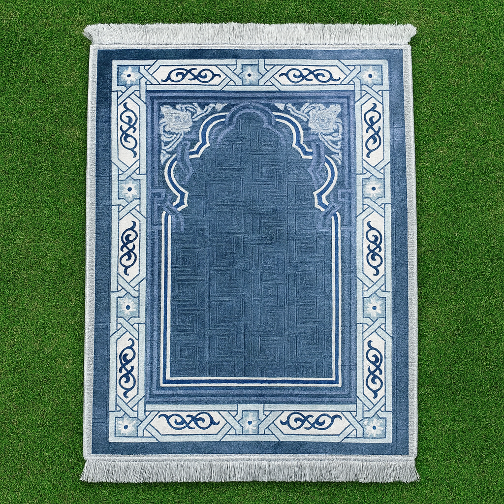 Sapphire Grace Premium Velvet Prayer Mat