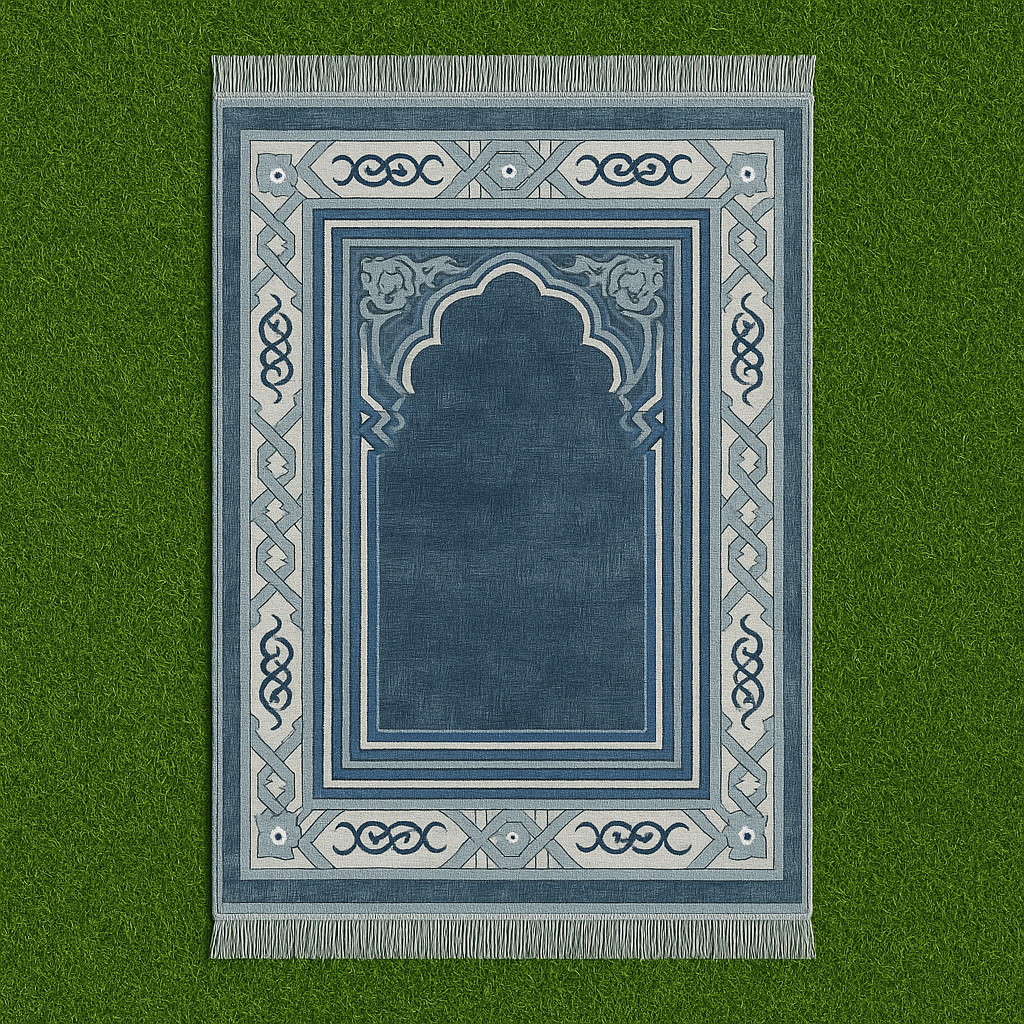 Sapphire Grace Premium Velvet Prayer Mat