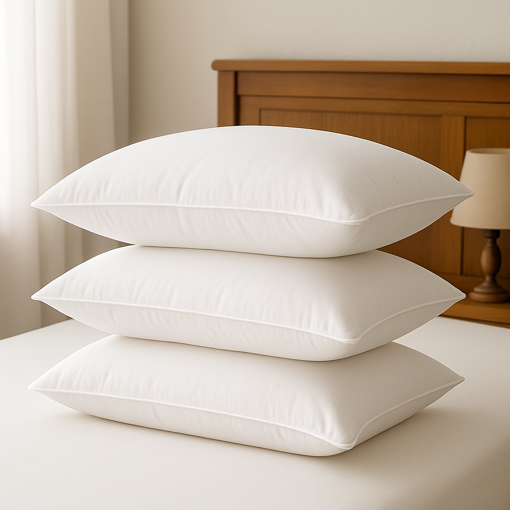 Premium Ball Fiber King Size Pillow – 100% Pure Korean Ball Fibre (51×76 cm)