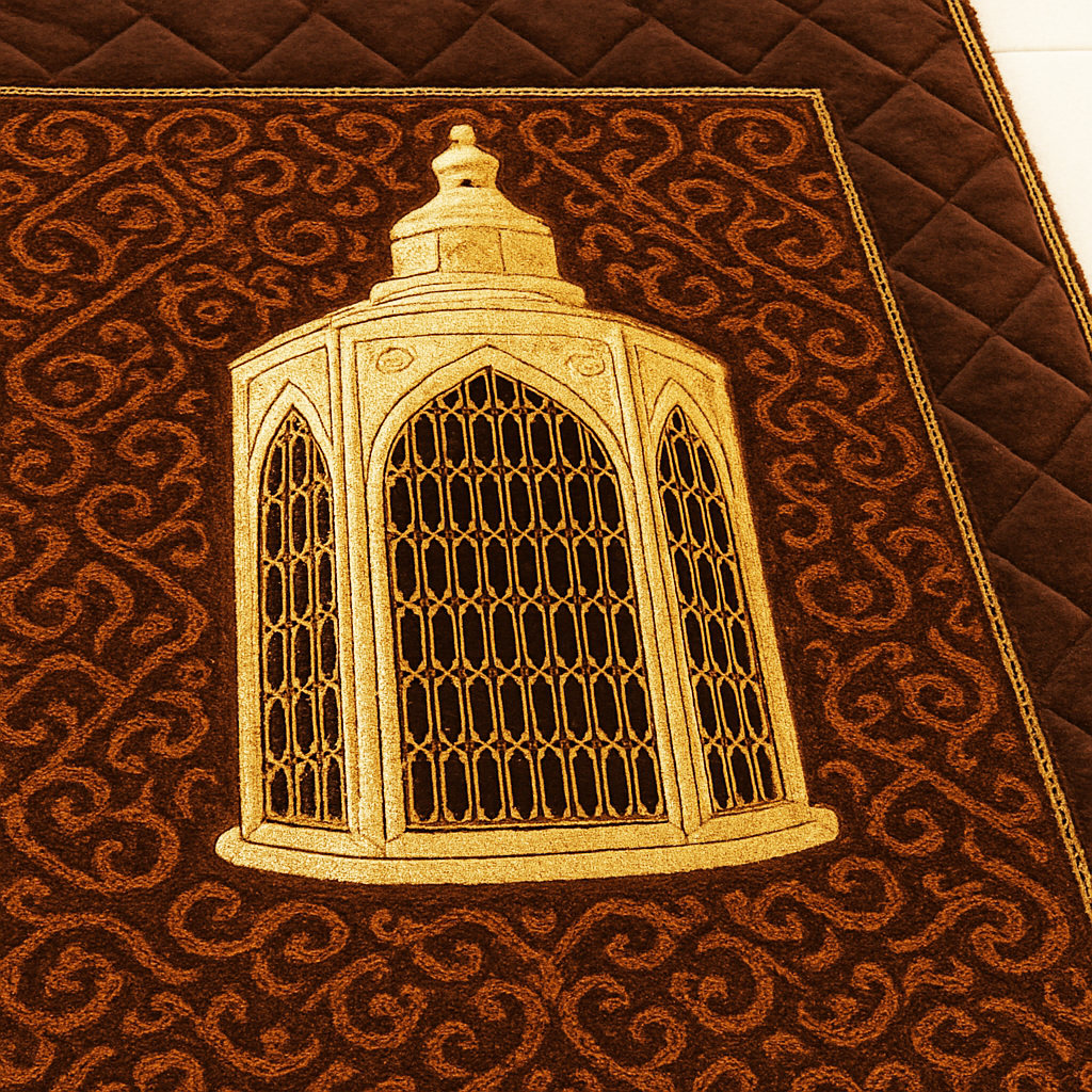 Noor-e Ibrahim Orthopedic Foam Quilted Padded Prayer Mat