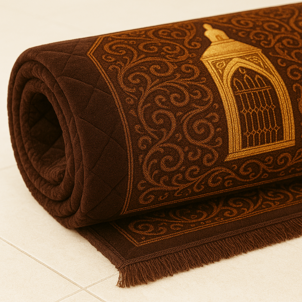 Noor-e Ibrahim Orthopedic Foam Quilted Padded Prayer Mat