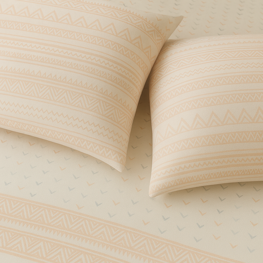 گلابی وسپر کنگ سائز بیڈ شیٹ سیٹ (3 ٹکڑا)