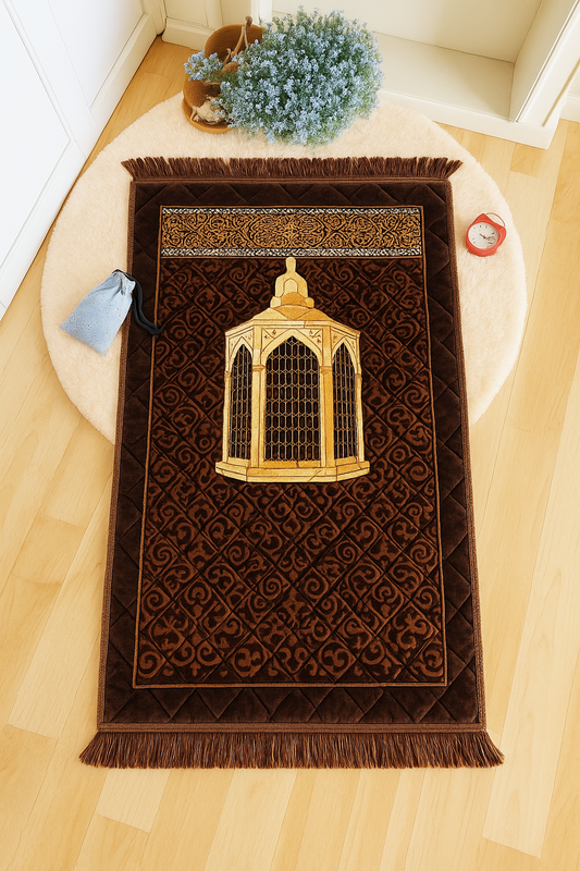 Noor-e Ibrahim Orthopedic Foam Quilted Padded Prayer Mat