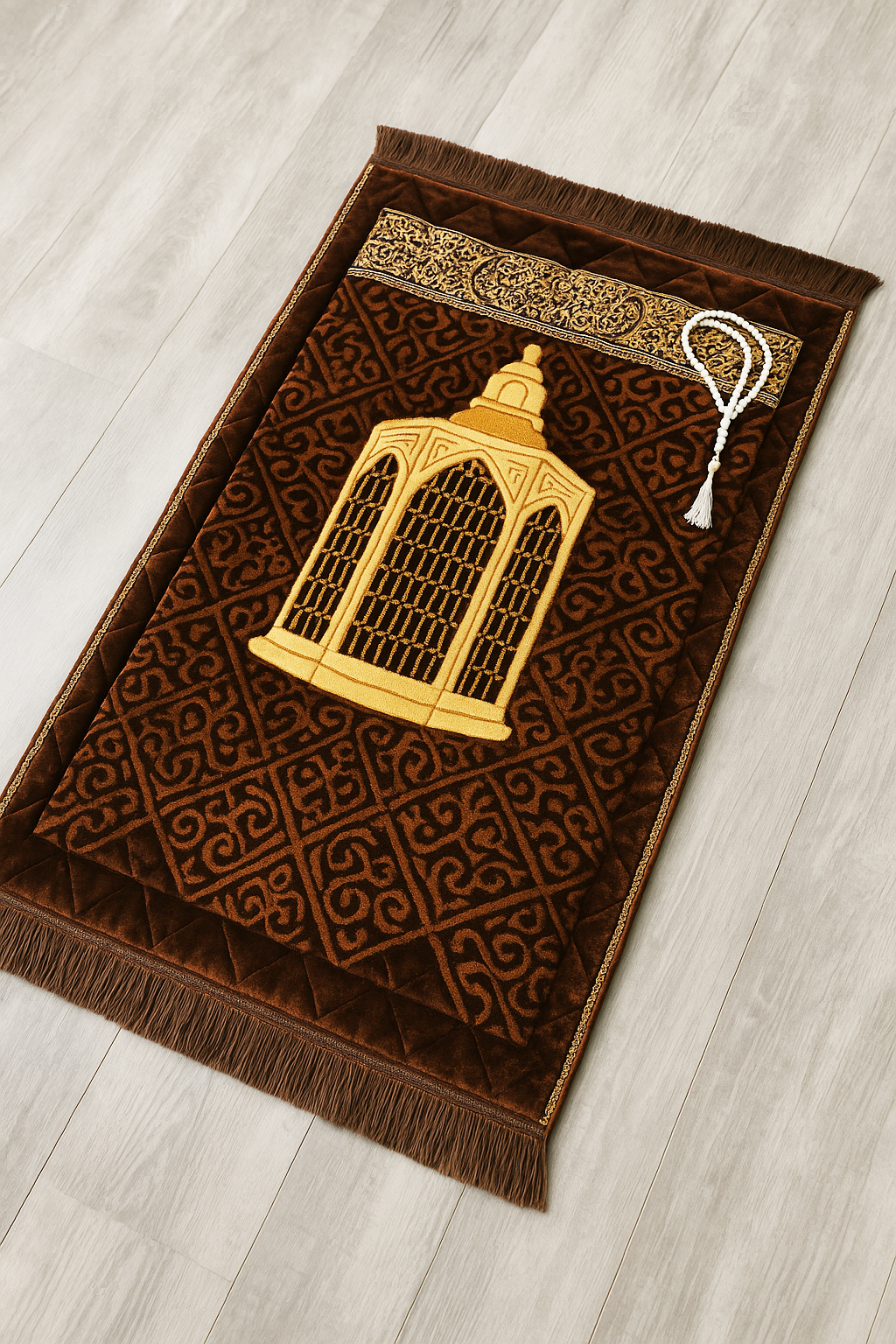 Noor-e Ibrahim Orthopedic Foam Quilted Padded Prayer Mat