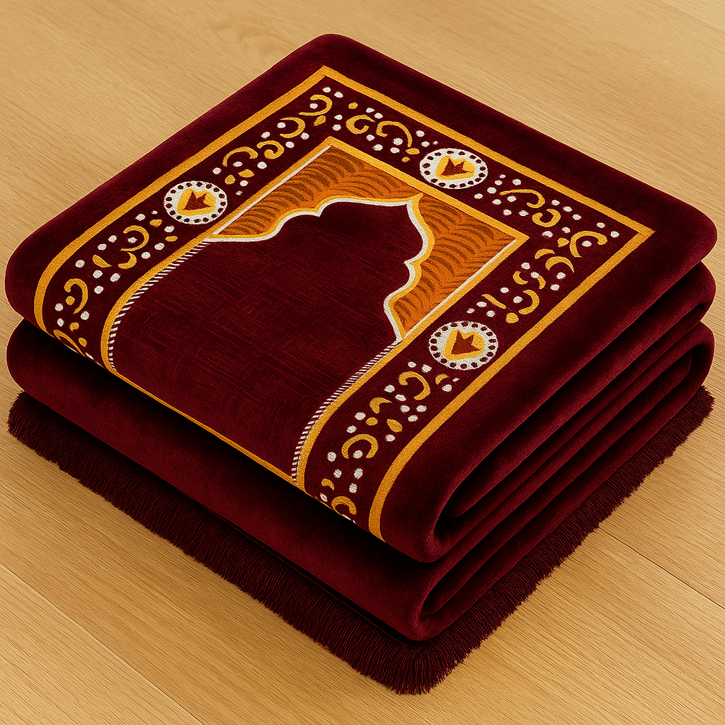 Royal Maroon Premium Velvet Mat