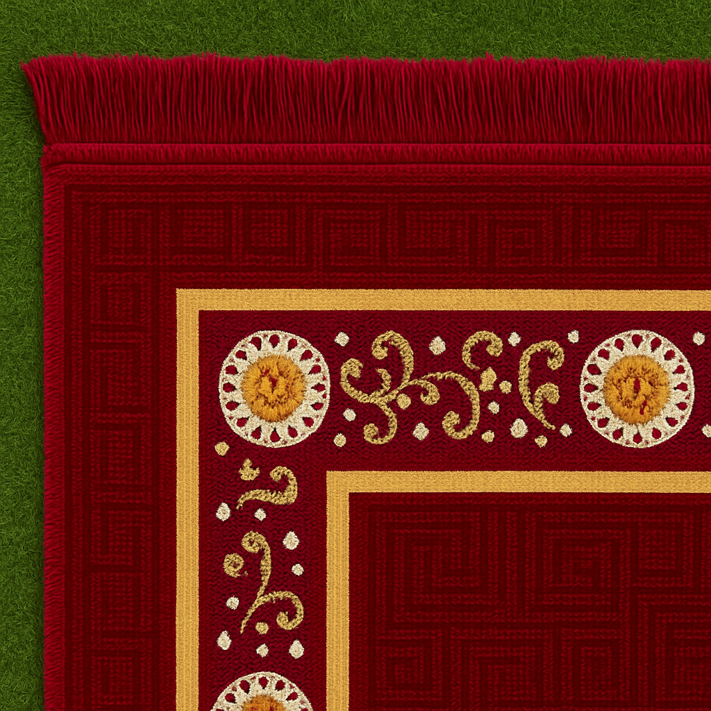 Royal Maroon Premium Velvet Mat