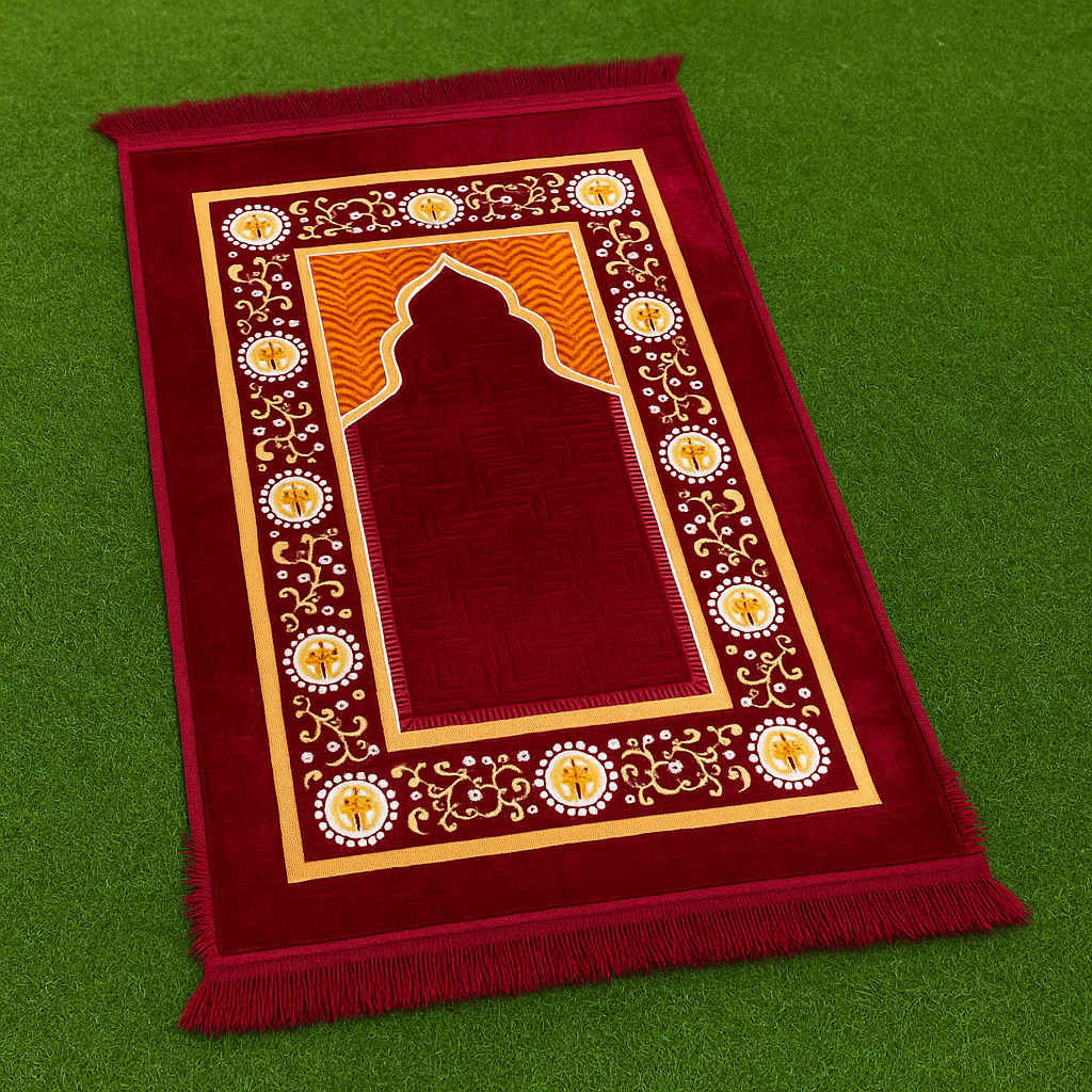 Royal Maroon Premium Velvet Mat