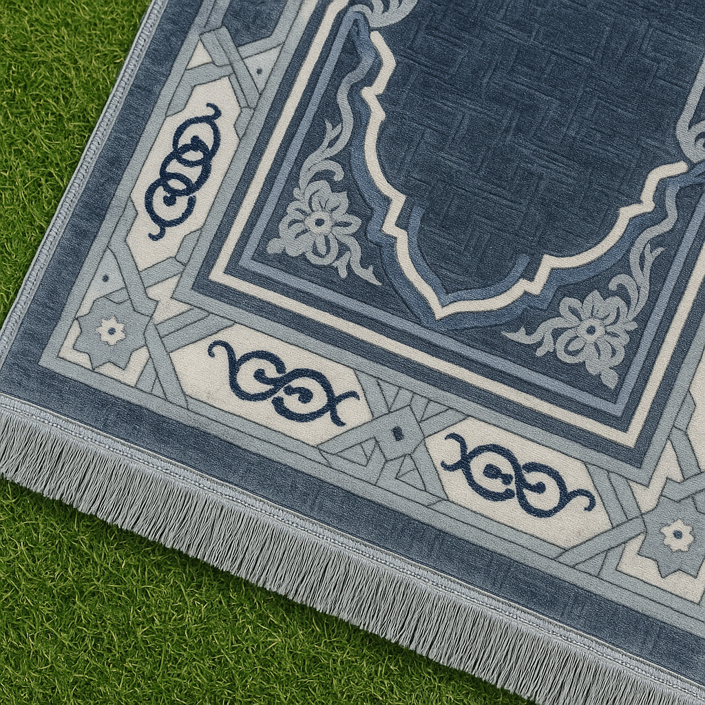Sapphire Grace Premium Velvet Prayer Mat
