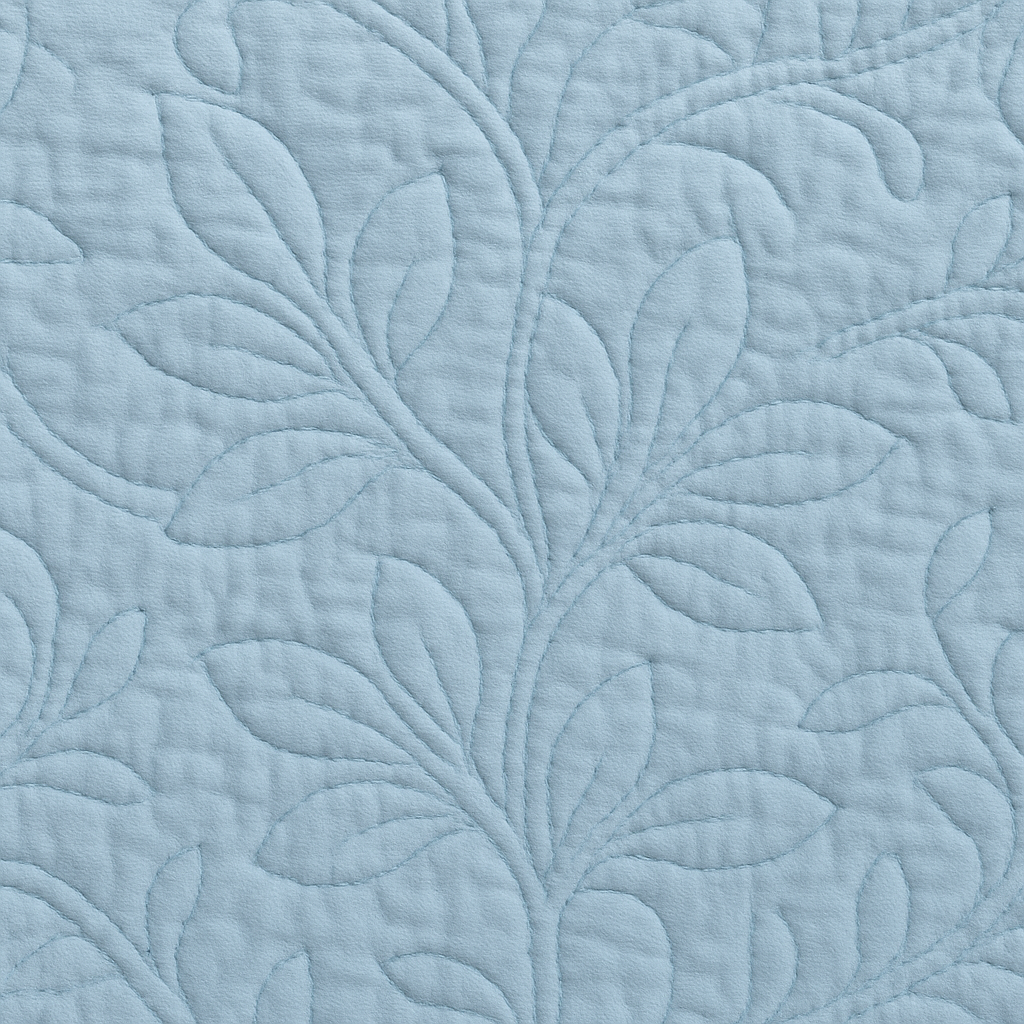 Sky Blue - Luxury King Size 3Pcs Bed Spread Set | Egyptian Cotton