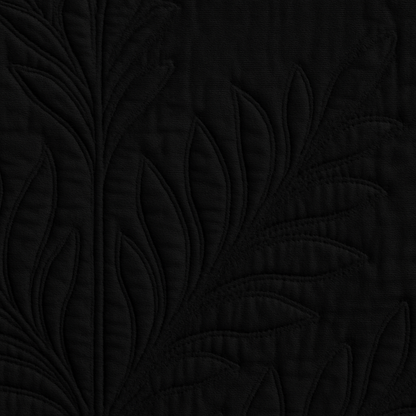 Black - Luxury King Size 3Pcs Bed Spread Set | Egyptian Cotton