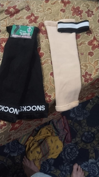 2 PCS Winter Warm Knee Pads With Strap - Allow To Open