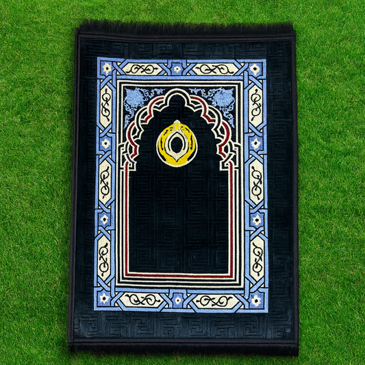 Azraq Arch Premium Velvet Prayer Mat