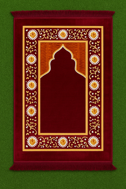 Royal Maroon Premium Velvet Mat