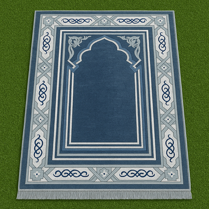 Sapphire Grace Premium Velvet Prayer Mat