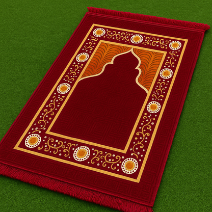 Royal Maroon Premium Velvet Mat