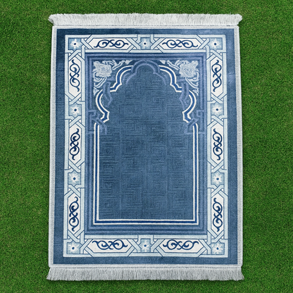 Sapphire Grace Premium Velvet Prayer Mat
