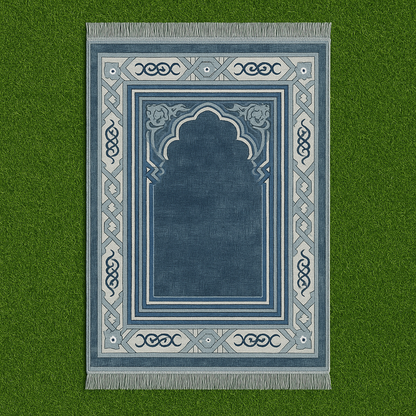 Sapphire Grace Premium Velvet Prayer Mat
