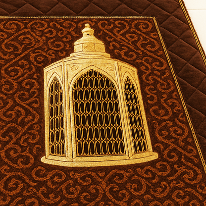 Noor-e Ibrahim Orthopedic Foam Quilted Padded Prayer Mat