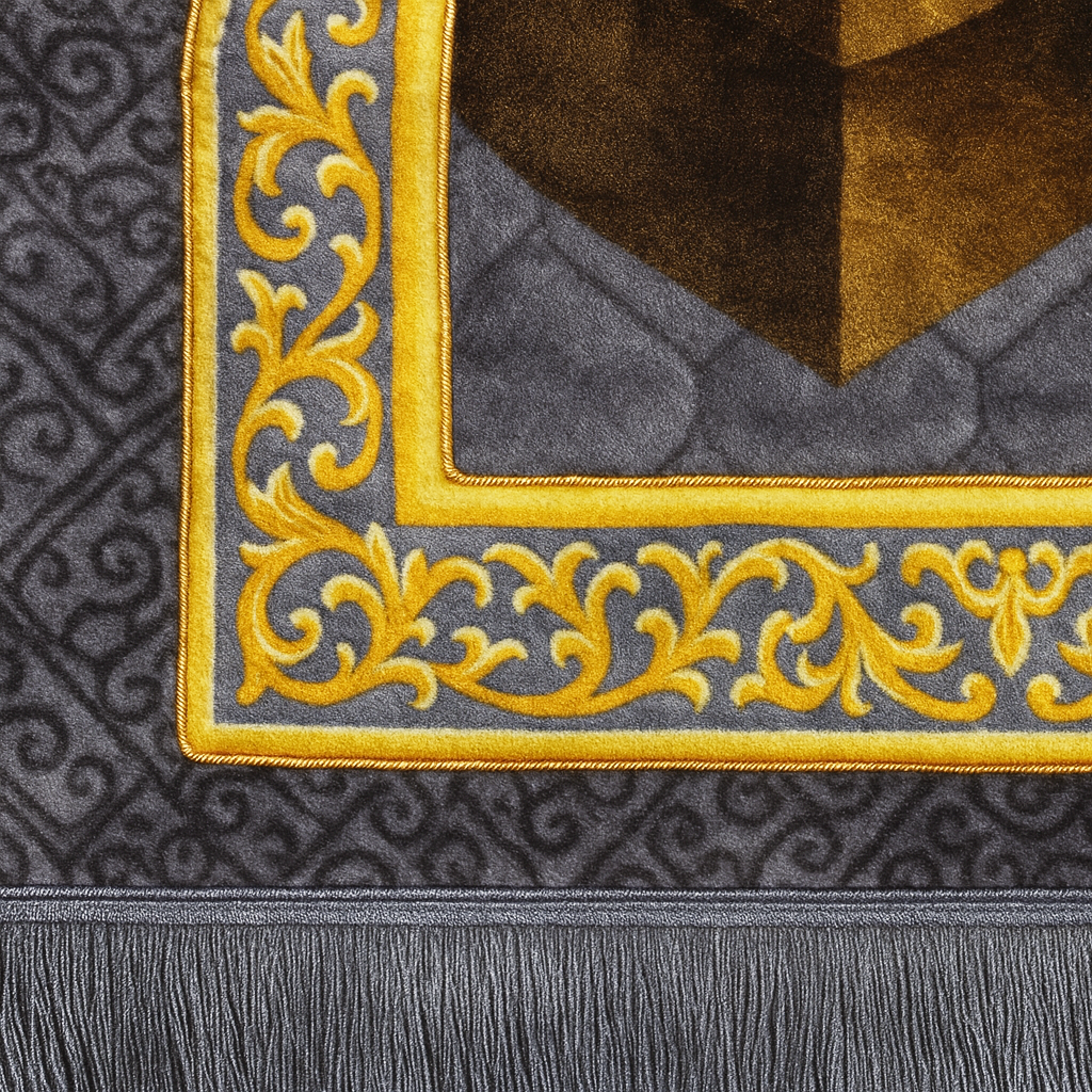 Hajr e Aswad Orthopedic Foam Quilted Padded Prayer Mat