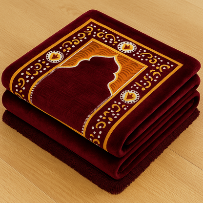 Royal Maroon Premium Velvet Mat