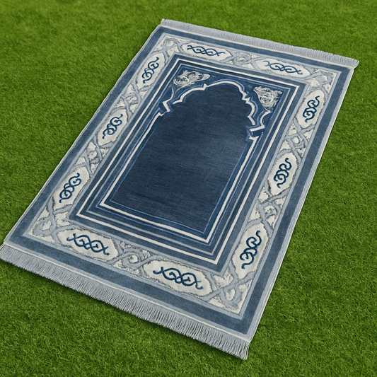 Sapphire Grace Premium Velvet Prayer Mat