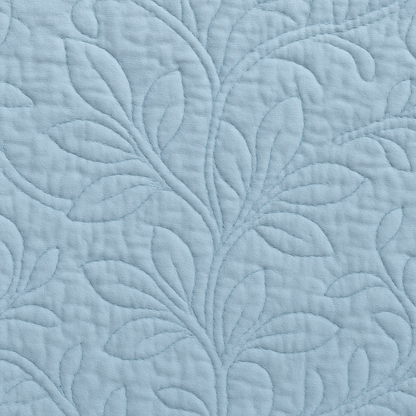 Sky Blue - Luxury King Size 3Pcs Bed Spread Set | Egyptian Cotton