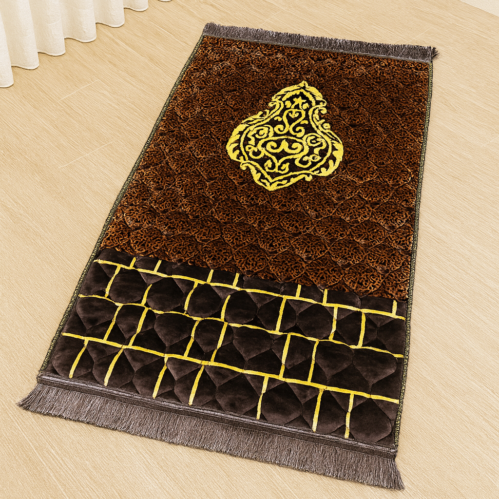 Imperial Umber Orthopedic Foam Quilted Padded Prayer Mat
