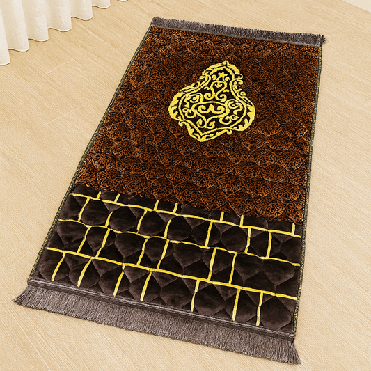 Imperial Umber Orthopedic Foam Quilted Padded Prayer Mat