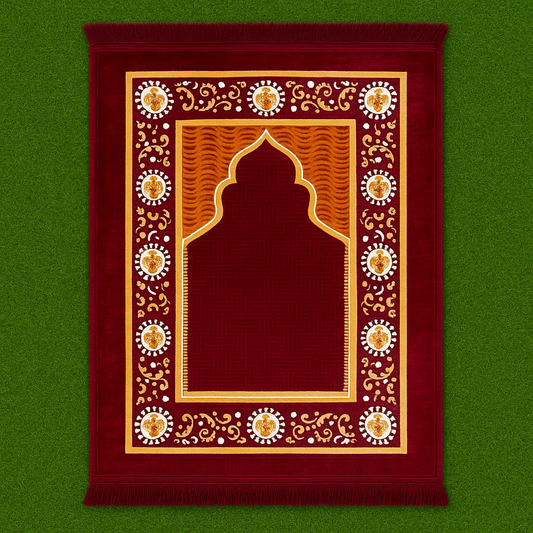 Royal Maroon Premium Velvet Mat
