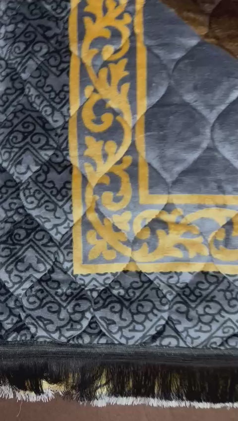 Hajr e Aswad Orthopedic Foam Quilted Padded Prayer Mat